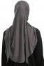 Vesile - Mørkegrå One-Piece Hijab