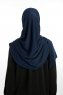 Nermin - Marine Blå Sandy Scarfs Hijab