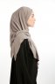 Nermin - Mørk Taupe Sandy Scarfs Hijab