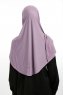 Nermin - Mørke Lilla Sandy Scarfs Hijab