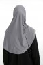 Nermin - Mørkegrå Sandy Scarfs Hijab
