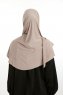 Nermin - Stengrå Sandy Scarfs Hijab