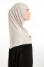 Ilay - Lys Taupe Sandy Turban Hijab