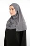 Ilay - Mørkegrå Sandy Turban Hijab