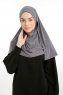 Ilay - Mørkegrå Sandy Turban Hijab