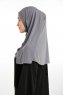 Ilay - Mørkegrå Sandy Turban Hijab
