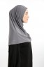 Ilay - Mørkegrå Sandy Turban Hijab