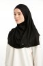 Feriha - Sort Viskose Turban Hijab