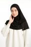 Feriha - Sort Viskose Turban Hijab