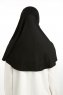 Feriha - Sort Viskose Turban Hijab