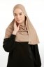 Feriha - Mørk Taupe Viskose Turban Hijab