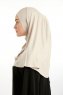 Feriha - Beige Viskose Turban Hijab