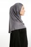 Feriha - Mørkegrå Viskose Turban Hijab