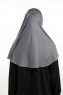 Feriha - Mørkegrå Viskose Turban Hijab