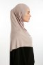 Feriha - Stengrå Viskose Turban Hijab