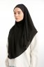 Bengi - Sort Micro Krep Turban Hijab