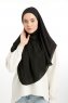 Bengi - Sort Micro Krep Turban Hijab