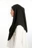Bengi - Sort Micro Krep Turban Hijab