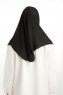 Bengi - Sort Micro Krep Turban Hijab