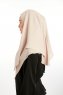 Bengi - Lys Taupe Micro Krep Turban Hijab