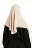 Bengi - Lys Taupe Micro Krep Turban Hijab