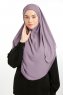 Bengi - Lavender Micro Krep Turban Hijab