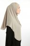 Bengi - Grøn Micro Krep Turban Hijab