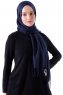 Demet - Marine Blå Pashmina Hijab