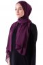 Hadise - Mørke Lilla Chiffon Hijab