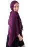 Hadise - Mørke Lilla Chiffon Hijab