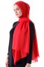 Hadise - Hindbærrød Chiffon Hijab
