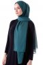 Hadise - Mørkegrøn Chiffon Hijab