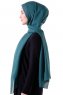 Hadise - Mørkegrøn Chiffon Hijab