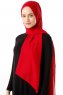 Hadise - Rød Chiffon Hijab
