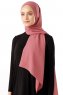 Hadise - Mørkrosa Chiffon Hijab