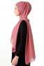 Hadise - Mørkrosa Chiffon Hijab