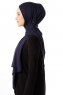 Neylan - Marine Blå Basic Jersey Hijab