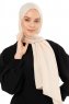 Esra - Beige Chiffon Hijab