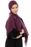 Esra - Mørke Lilla Chiffon Hijab