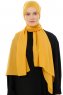 Esra - Sennepsgul Chiffon Hijab