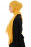 Esra - Sennepsgul Chiffon Hijab