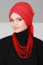 Amy - Rød Bomuld Turban - Ayse Turban