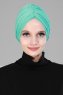 Amy - Turkis Bomuld Turban - Ayse Turban