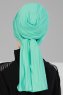 Amy - Turkis Bomuld Turban - Ayse Turban