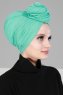 Amy - Turkis Bomuld Turban - Ayse Turban
