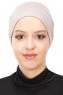 Stella - Taupe Bomuld Turban