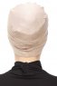 Stella - Taupe Bomuld Turban