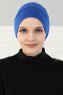 Stella - Blå Bomuld Turban