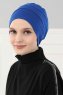 Stella - Blå Bomuld Turban