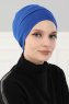 Stella - Blå Bomuld Turban